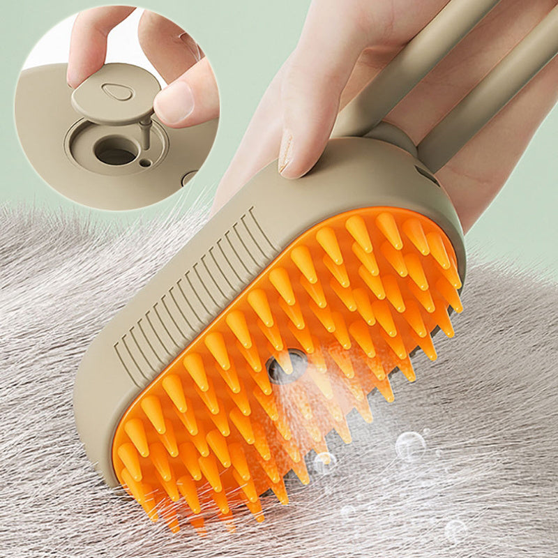 Steamy Pet Grooming Brush